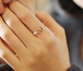 Lovely Musical Note Adjustable Ring