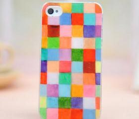 [grdx00294]colorful color box case for iphone 4/4s