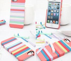 [grdx00138]diy Rainbow colorful case for iphone 5