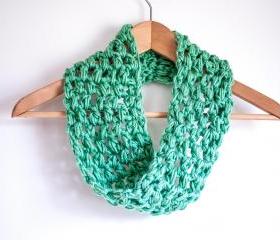 Mint Infinity Cowl Scarf