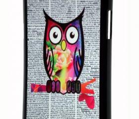 Samsung Galaxy Note II Colorful Pattern Owl Hard Cover Case Note II