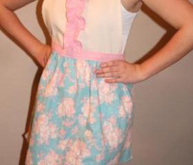 sweet pea apron