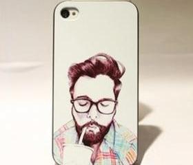 Cute Guy Hard Cover Case For Iphone 4/4s