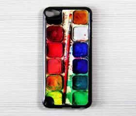 Watercolor Palette iPod Touch 5 Hard Cover Case