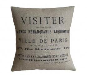 Ville De Paris Pillow Cover 