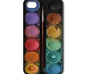 Watercolor Palette iPhone 4/ 4s /5 Case / Cover. Silicone Rubber / Hard Plastic
