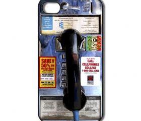 Public Phone iPhone 4/ 4s /5 Case / Cover. Silicone Rubber / Hard Plastic