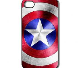 Captain America iPhone 4 / 4s / 5 case/cover. Silicone rubber / Hard Plastic