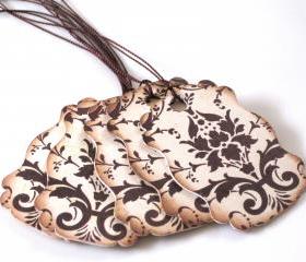Brown & Cream Classic Gift Tags