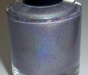 Nail Polish - 'SKIP TEASE' - Holographic - Lavender - 0.5 oz Full Sized Bottle