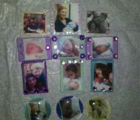  5 Memory Magnets!! your color choice