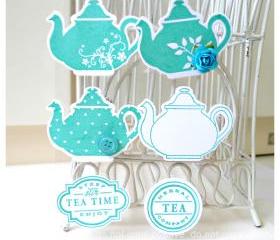 Teapot Embellishment for Scrap booking / card making etc 