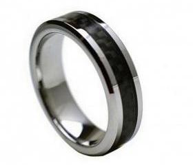 Tungsten wedding band ' FREE ENGRAVING ', MMTR214 Tungsten Carbide engagement ring