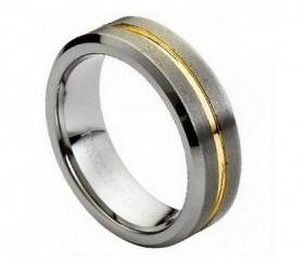 Tungsten wedding band ' FREE ENGRAVING ', MMTR131 Tungsten Carbide engagement ring