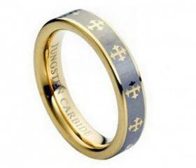 Tungsten wedding band ' FREE ENGRAVING ', MMTR108 Tungsten Carbide engagement ring