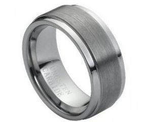 Tungsten wedding band ' FREE ENGRAVING ', MMTR005 9mm Tungsten Carbide engagement ring