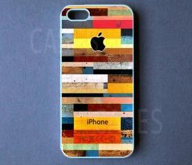 Iphone 5 Case - Colorful Wood Iphone 5 Cover