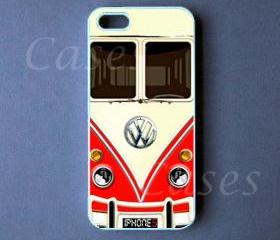 Iphone 5 Case - VW Mini Bus Red Iphone 5 Cover