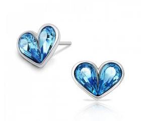 SWAROVSKI ELEMENTS Design Fresh Love Heart Shape Earrings