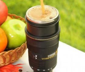 [grdx01027]new Fashion Camera Stainless Steel Coffee Cup