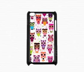 Ipod Touch 4 Case - Cute Owls Ipod 4G Touch Case, 4th Generation Ipod Touch Cases