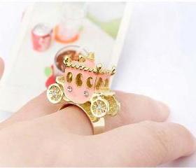Pink Coach Ring