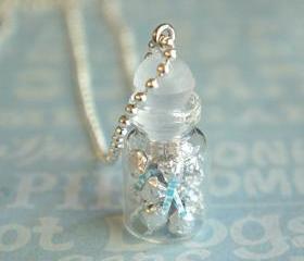 hershey's kisses in a jar necklace