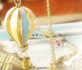 Hot Air Balloon Necklace