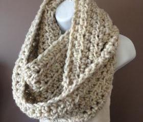 XXL Crochet Infinity Scarf