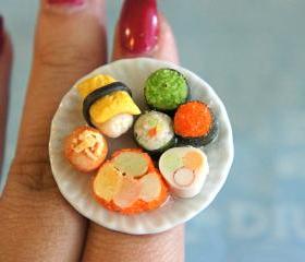 sushi plate ring