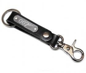 007 Leather Belt Loop Keychain