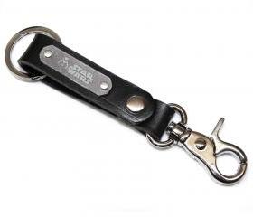 Star Wars BOBA FETT Skull Leather Belt Loop Keychain
