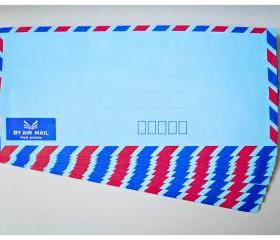 Blue Airmail Envelopes 