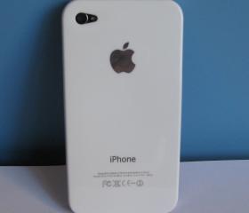 White Ultra Thin Snap-on Hard Case Cover for iphone 4 4G 4S