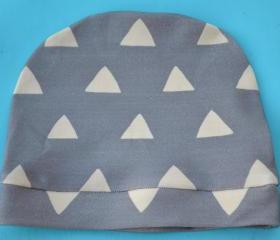 Knit Triangle Baby Beanie