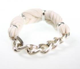 Womens Bracelet Bangle Braided Fabric Cuff Jewelry Friendship Knot Tribal Wrap Infinity Boho Stack Bangles Bracelets White Womens Jewelry