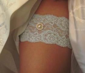 Bridal Garter - Simply Chic Something Blue Garter - The Original Simply Chic Garter