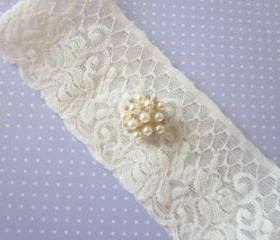 Bridal Garter Set - Simply Chic - Ivory or Champagne