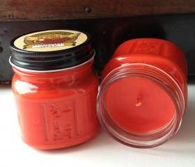 Poisoned Apple 8 Ounce Square Mason Jar Soy Blend Candle