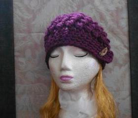 Chunky Raspberry Beanie