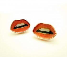 Sexy Lips Stud Earrings