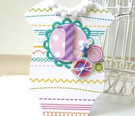 1 year old Onsie card 