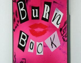 iPhone 5 Funny Mean Girls Burn Book Cover Hard Case