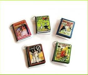 Old Oz Miniature Book Charms Set of 5