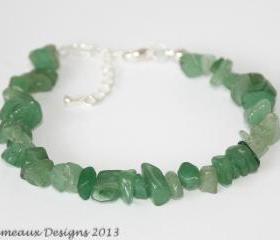 Aventurine chip bracelet