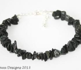 Black Onyx chip bracelet