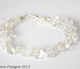 Quartz chip bracelet