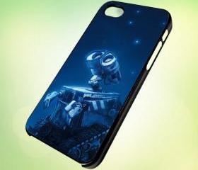 HP035 Wall E Robot design for iPhone 5 Black Plastic Case - leave message for White Case / iPhone 4 or iPhone 4S Case