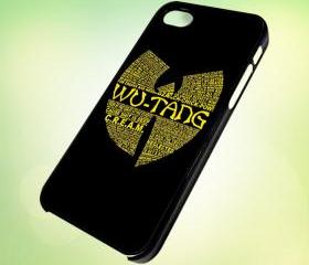 HP037 wu tang quotes design for iPhone 5 Black Plastic Case - leave message for White Case / iPhone 4 or iPhone 4S Case