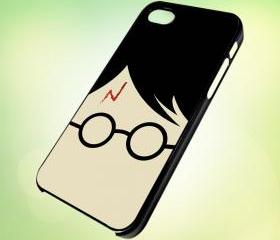 HP053 Harry Potter Face design for iPhone 5 Black Plastic Case - leave message for White Case / iPhone 4 or iPhone 4S Case